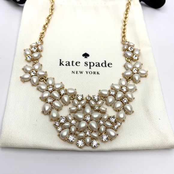 KATE SPADE GOURGEUS MINI BOUQUET COLAR NECKLACE - Picture 8 of 8
